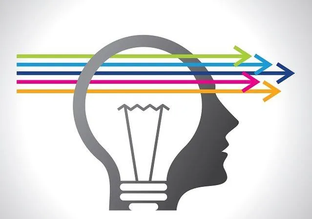 Business strategy and forward thinking concept