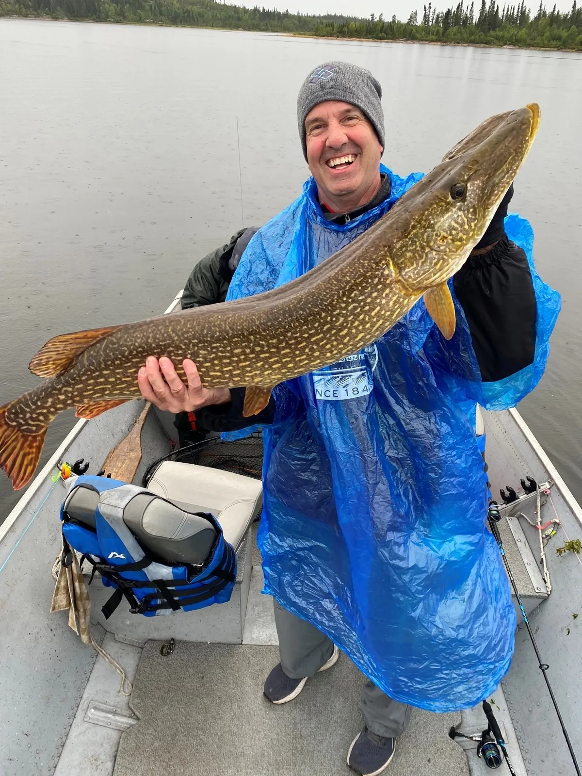 Rich with his catch